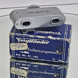 Voigtländer Distance Meter 93/184 Range Finder With Box. Germany Vintage